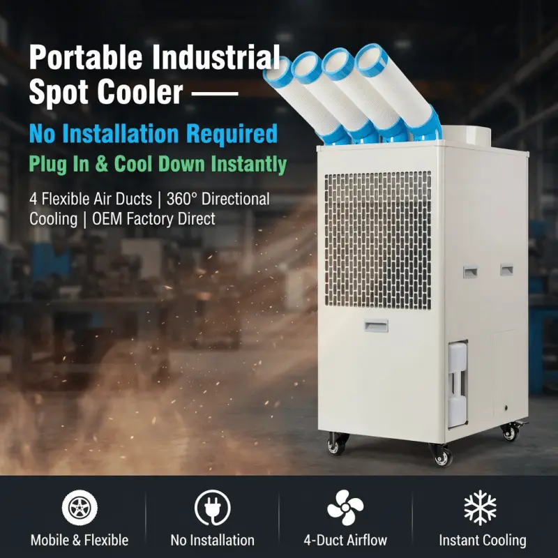 OEM कस्टम लोगो औद्योगिक पोर्टेबल एयर कंडीशनर 110V 220V 380V मल्टी-वोल्टेज कम MOQ फैक्टरी प्रत्यक्ष आपूर्ति OEM कस्टम लोगो औद्योगिक पोर्टेबल एयर कंडीशनर 110V 220V 380V मल्टी-वोल्टेज कम MOQ फैक्टरी प्रत्यक्ष आपूर्ति